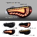 Feux arrière Vland DragonScale BLACK - GT86/BRZ