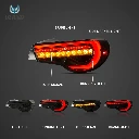 Feux arrière Vland BLACK- GT86/BRZ