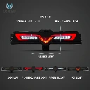 Feux anti-brouillard arrière Vland BLACK - GT86/BRZ